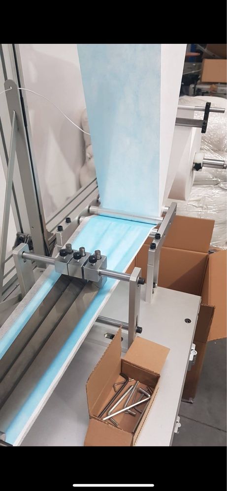 Maquina de Máscaras + UV 4mt + embaladora automatica + STOCK + Marca