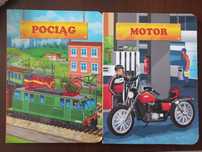 Pociąg, motor 2sztuki książki