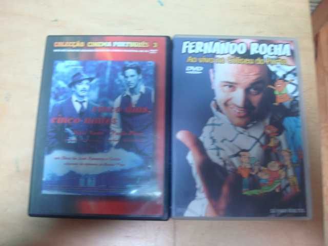 lote 10 dvds originais  portugueses