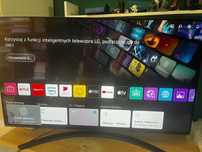 TV smart LG 49" 120 Hz LG49NANO863NA z usterką i pilotem WiiFii
