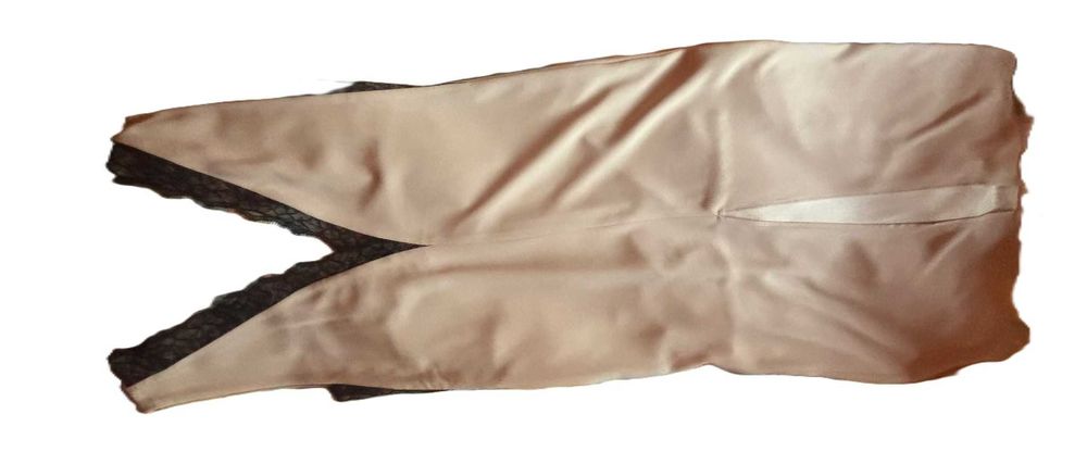 sukienka długa wieczorowa w stylu retro, kolor cielisty, BCBG