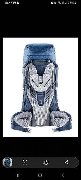 Рюкзак Deuter Aircontact, 75+10, Midnight/Navy