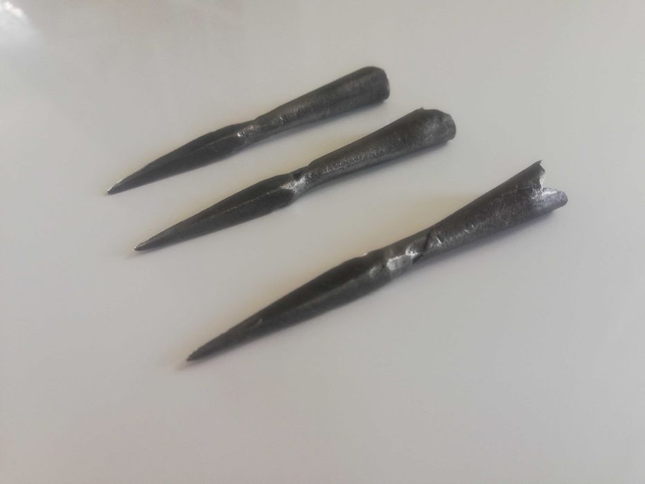 Groty do strzał drewnianych kute stalowe łuk