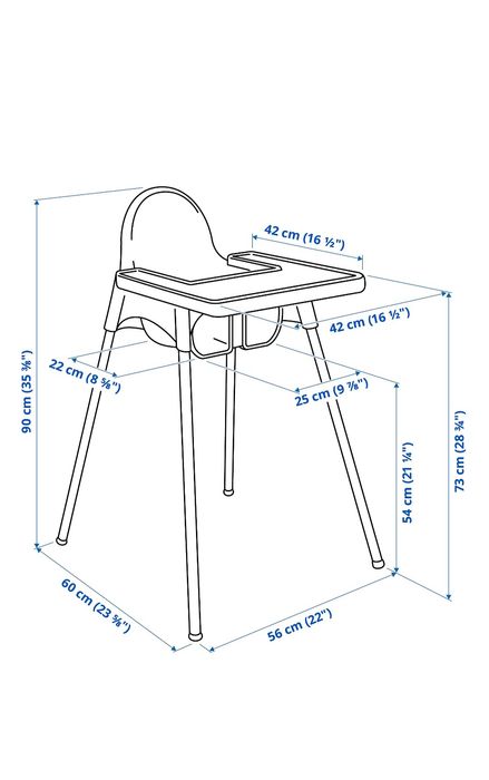 Krzesełko do karmienia Ikea