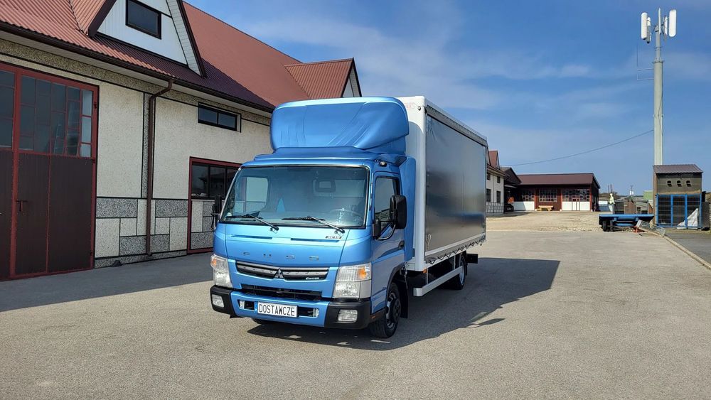 Mitsubishi Canter Fuso  3c15  Plandeka/Kontener/firanka/ 10 Palet / Jak NOWY Krajowy Iveco Daily