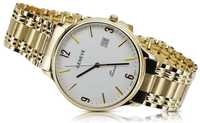 Złoty zegarek męski 14k 585 bransoletą Geneve mw017ydw&mbw006y Poznań