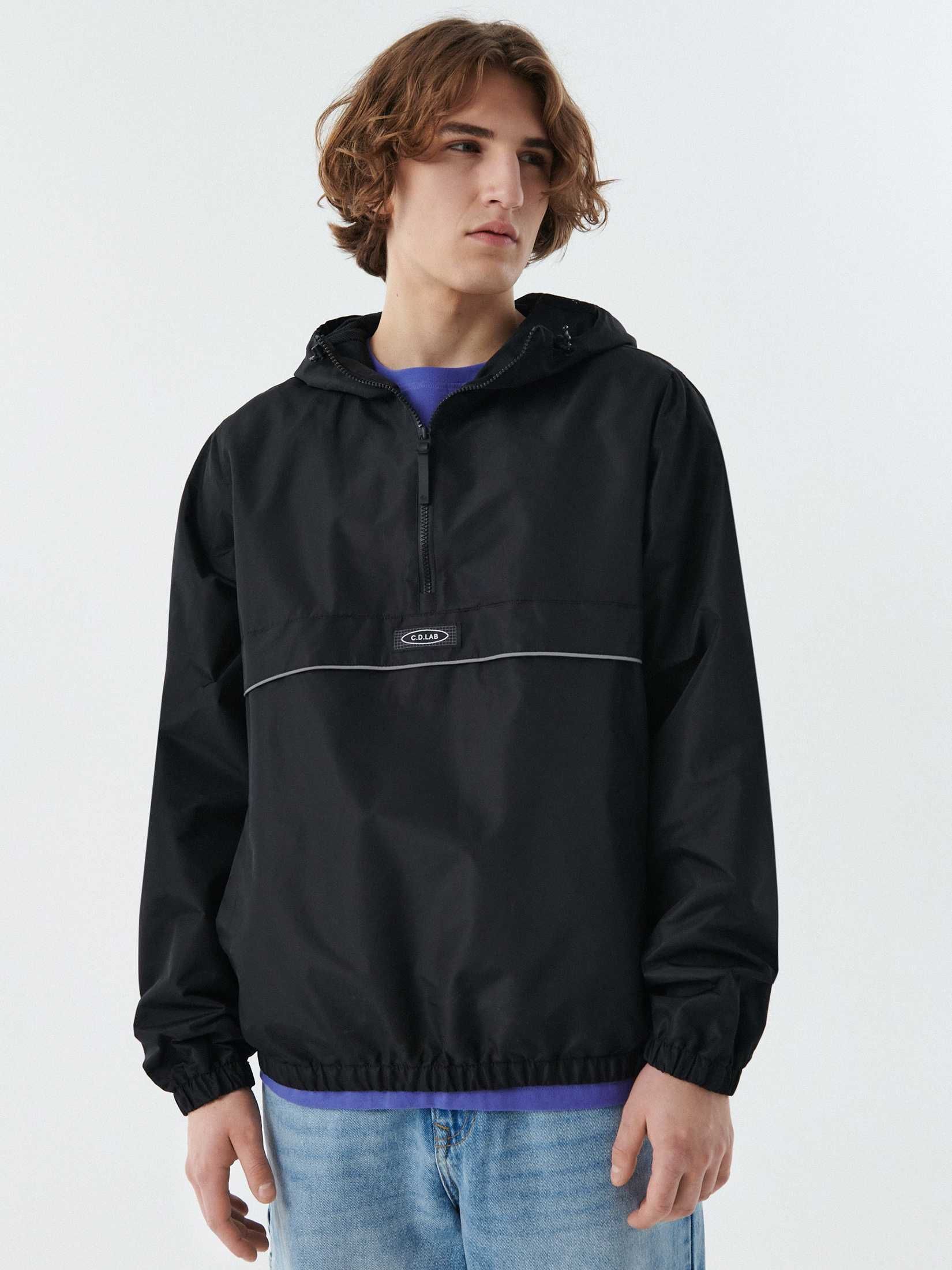 Анорак чоловічий Cropp чорний новий, розміри S, M, L, XL, XXL