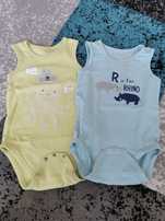 Body bez rękawów r. 92 (2 sztuki)