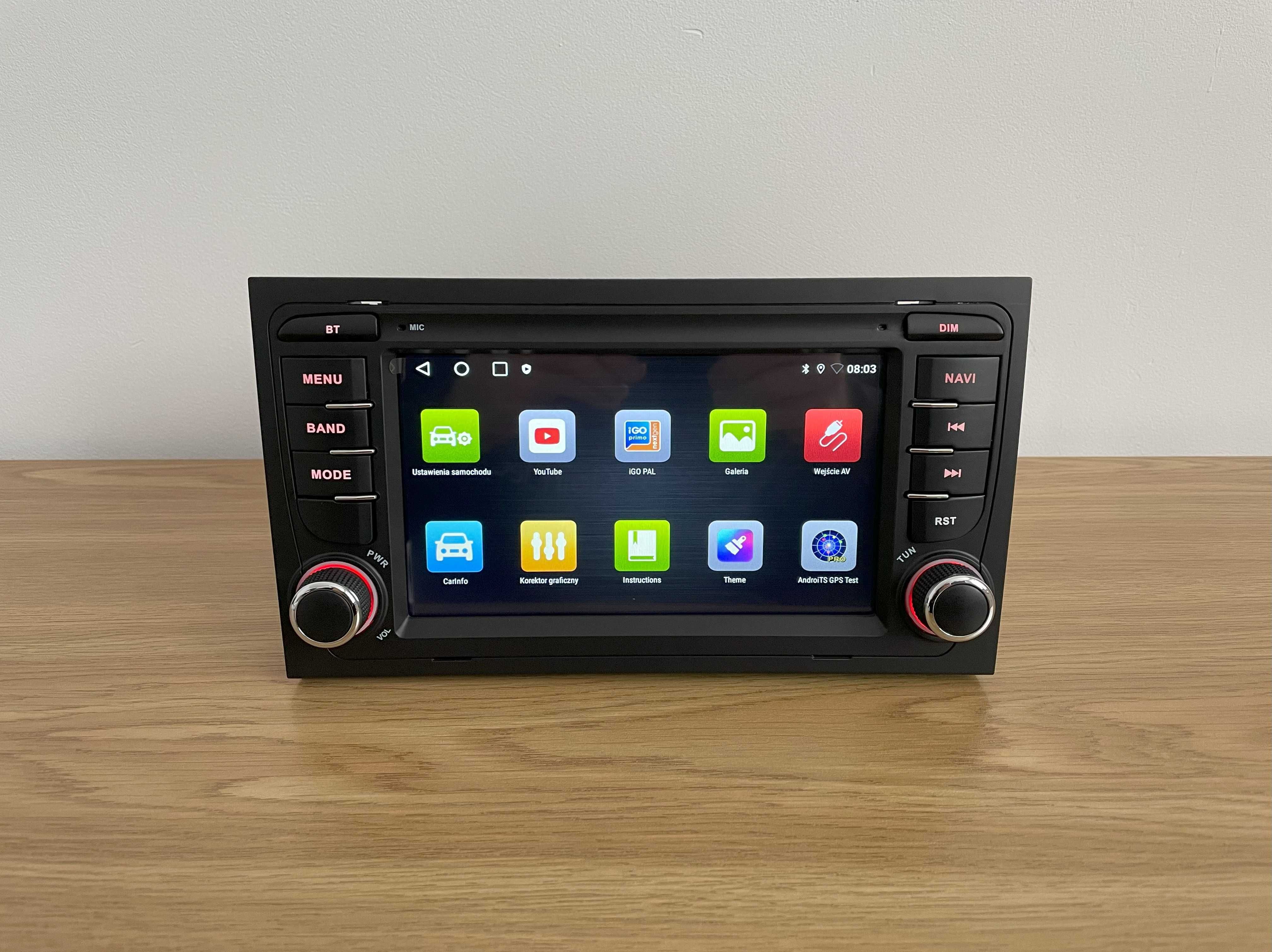 Radio Android 12 Audi A4 B6 B7 8Core 2/32GB DSP Carplay Android Auto