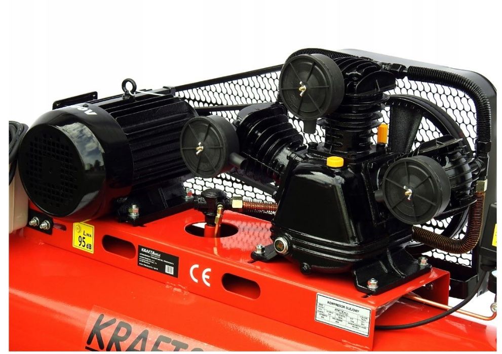 Kompresor olejowy 200l sprężarka powietrza 3tłoki 720l/min 5,9KM 400V