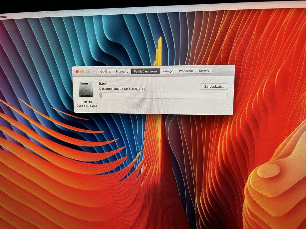 Apple iMac 21,5 SLIM  i5 2.7GHZ  8GB RAM 500GB SSD AiO A1418