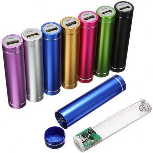 [Novo] Powerbanks com 1 bateria tipo 18650