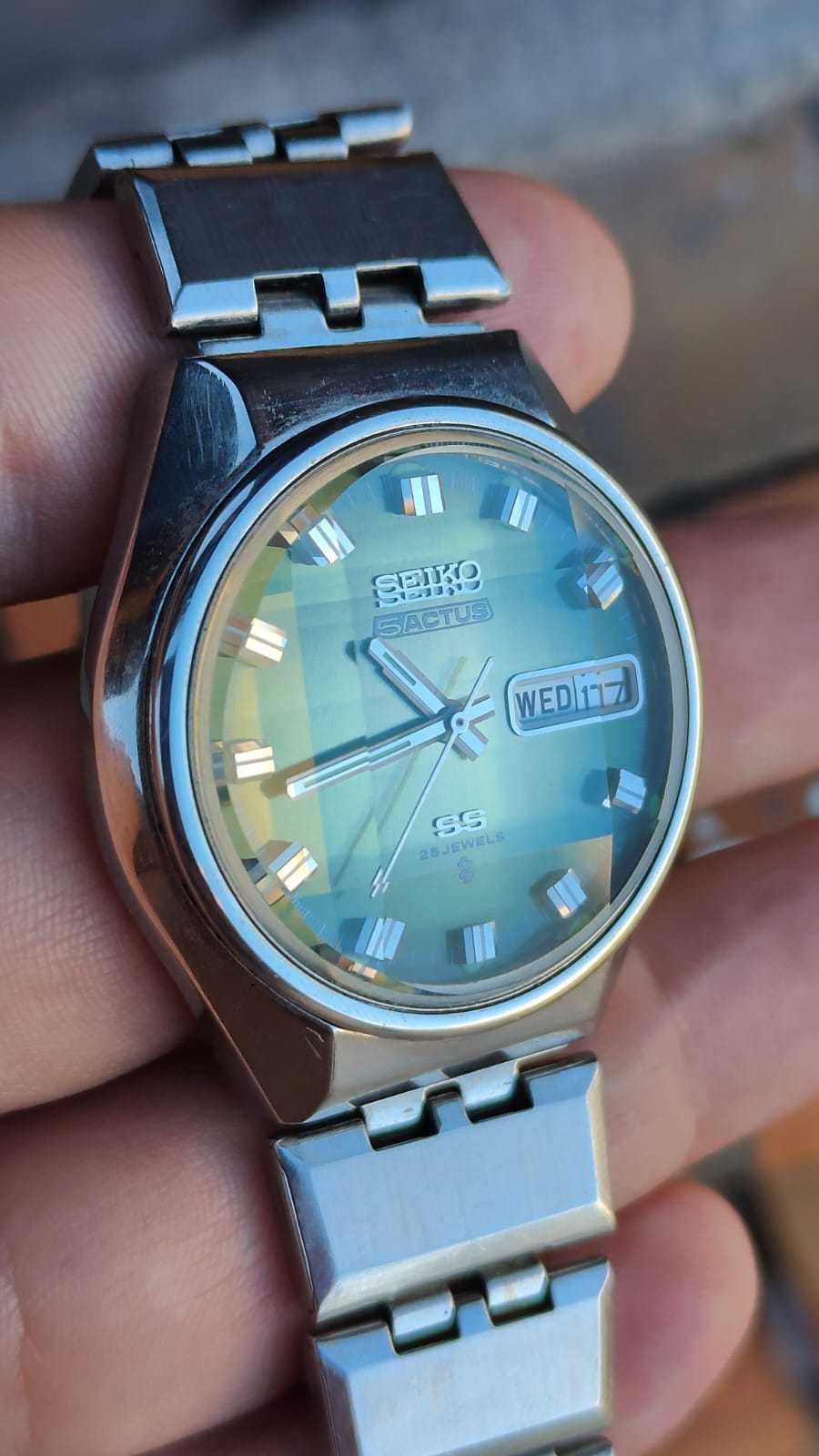 Vintage Seiko 1974 rok automat piekne