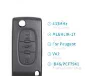 CHAVES COMPLETA PARA PEUGEOT E CITROEN VA2