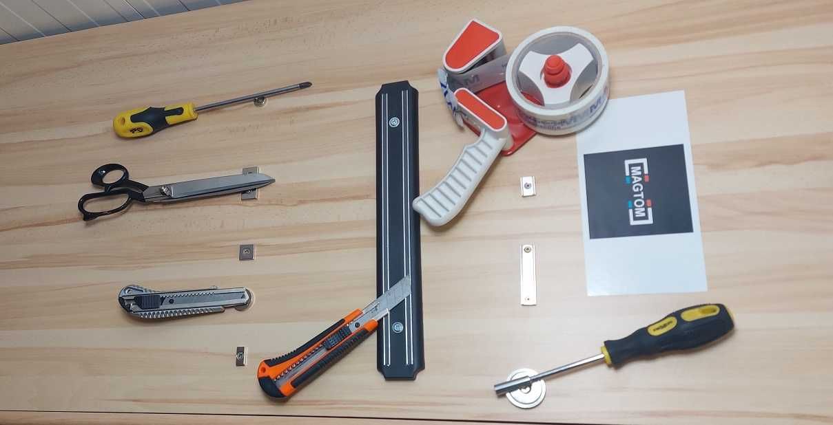 Listwa magnetyczna neodym do przykręcenia na śrubkę w obudowa metalowa