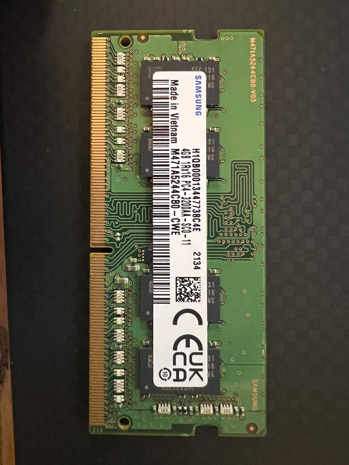 Memoria RAM DDR4 3200 Sansumg 4GB