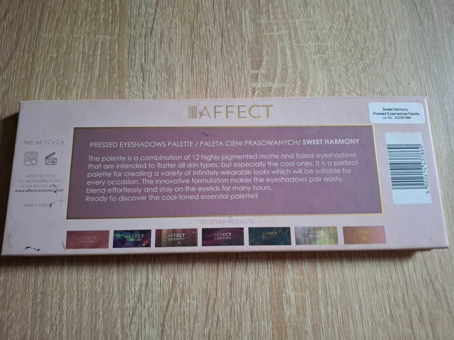 Paleta cieni Affect Sweet Harmony