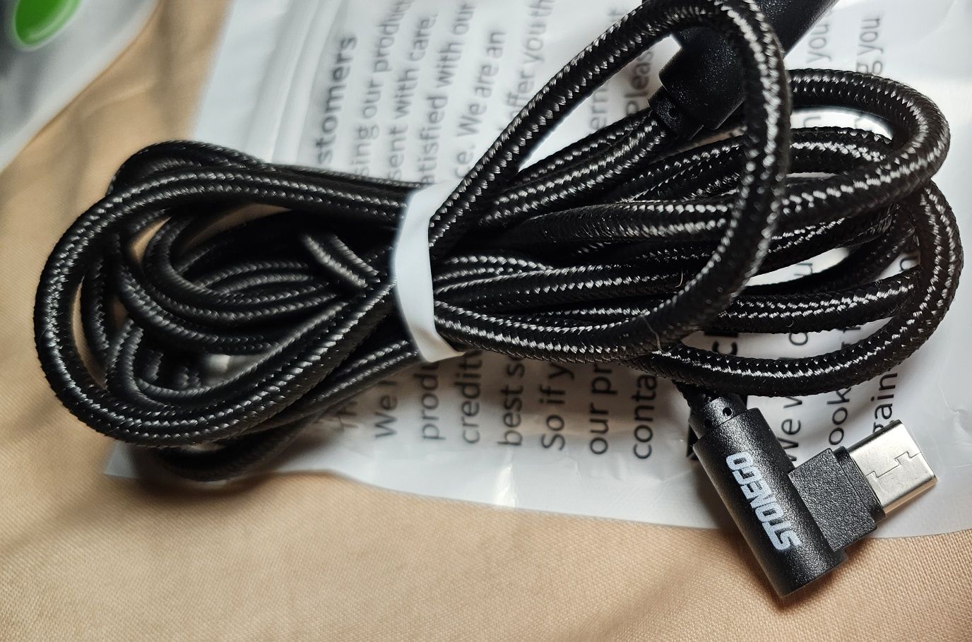 Кабель Stonego 2 м кутовий USB to Type C