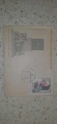 koperta z znaczkiem z pielgrzymki JPII 79