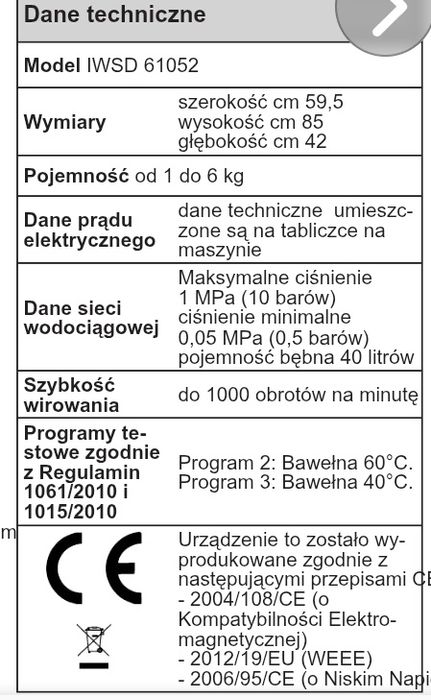 Pralka Indesit polecam