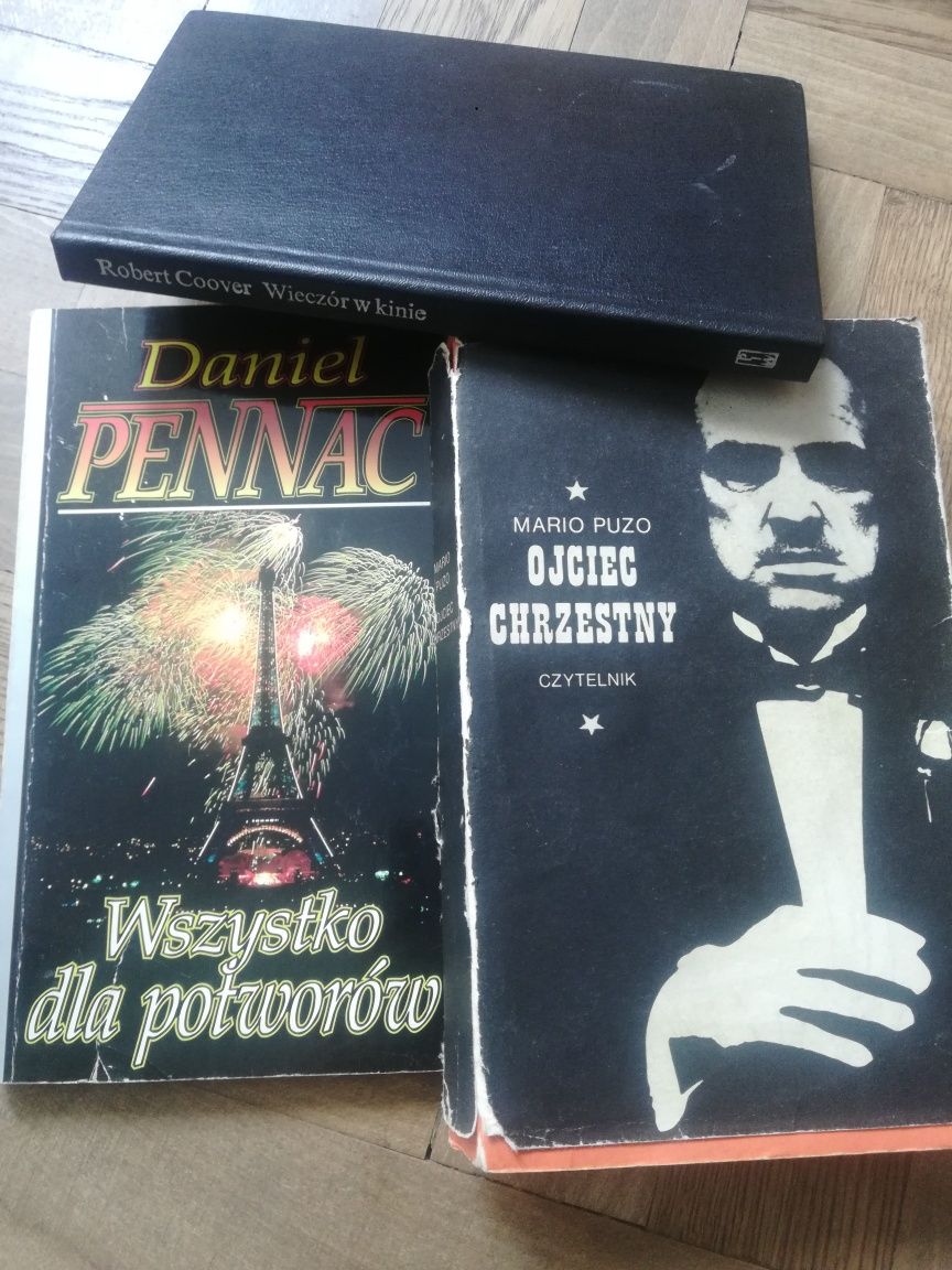 3 powieści.: Ojciec chrzestny, Wszystko dla potworów, Wieczór w kinie