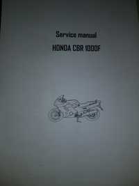 Service manual Honda CBR 1000F