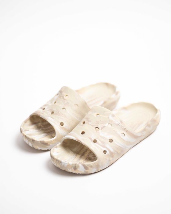 Мужские шлепанцы Crocs Classic Marbled Slide (3 цвета) Оригинал