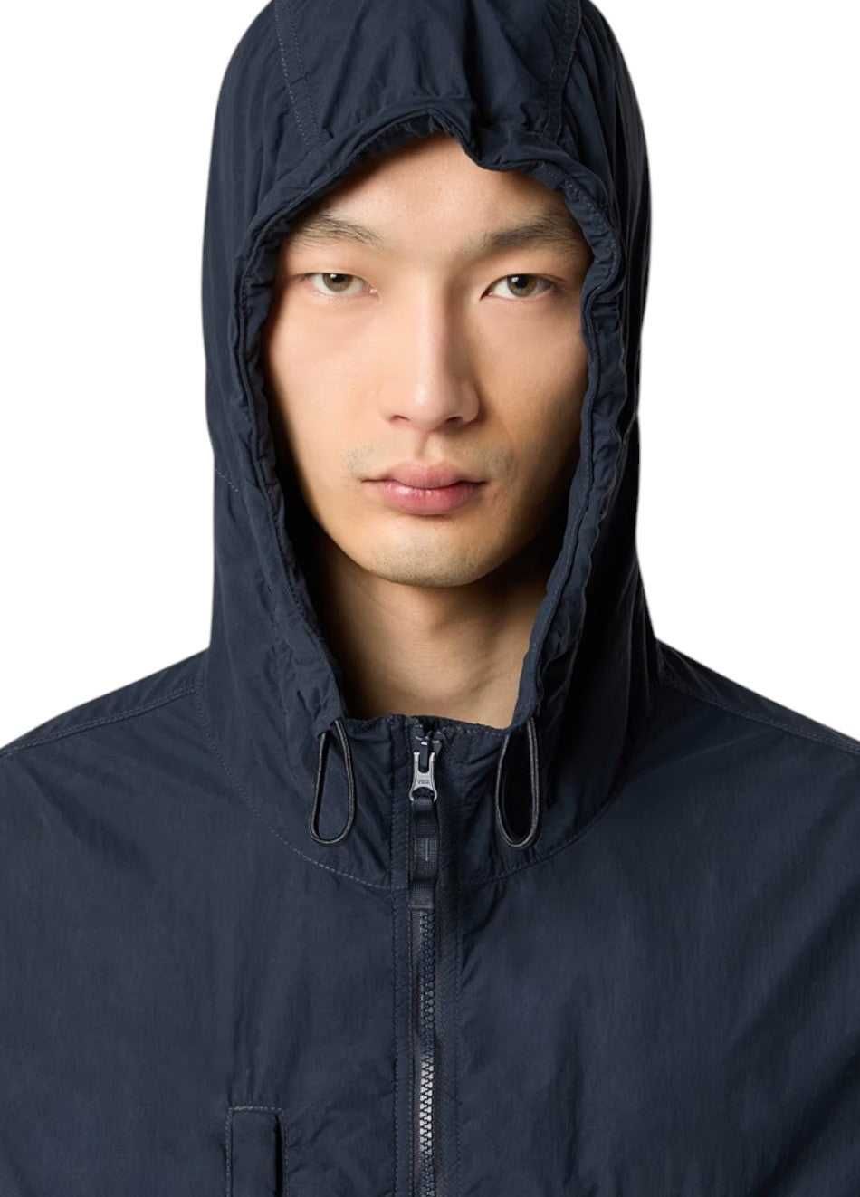 Куртка Stone Island 4100032 Nylon SMERIGLIATO Ghost Jacket Navy Blue
