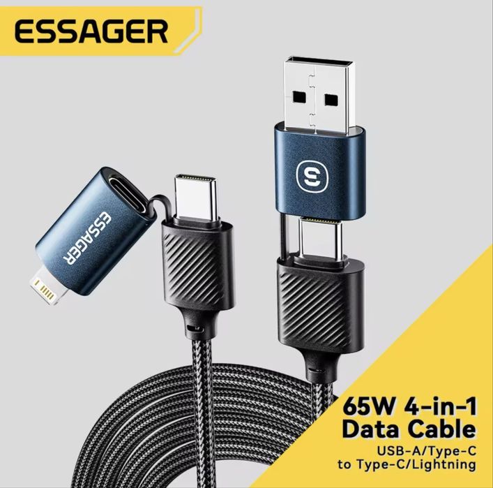 Зарядний пристрій Essager, Toocki, Asometech 20w 33w 67w 100w GaN