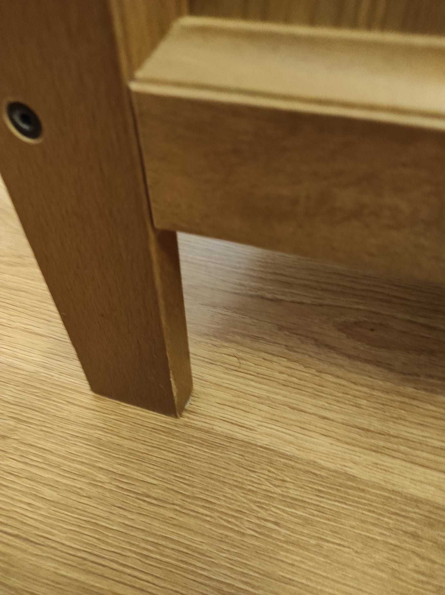 Berço Ikea Leksvik faia castanho