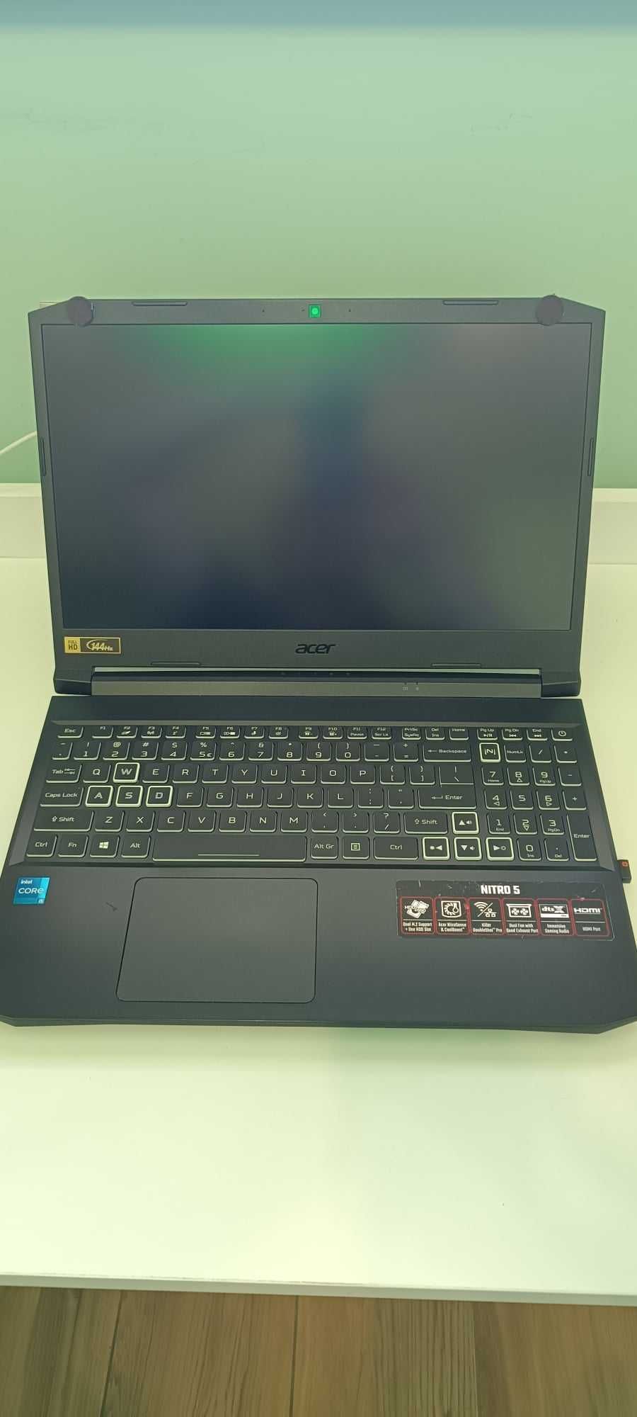 Laptop Acer Nitro 5 Intel i5 11400H GeForce RTX 3060 Stan bardzo dobry