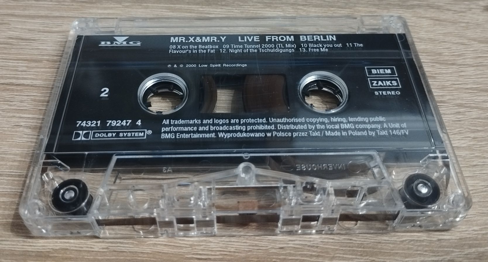 Mr. X & Mr. Y – Live from Berlin (kaseta)