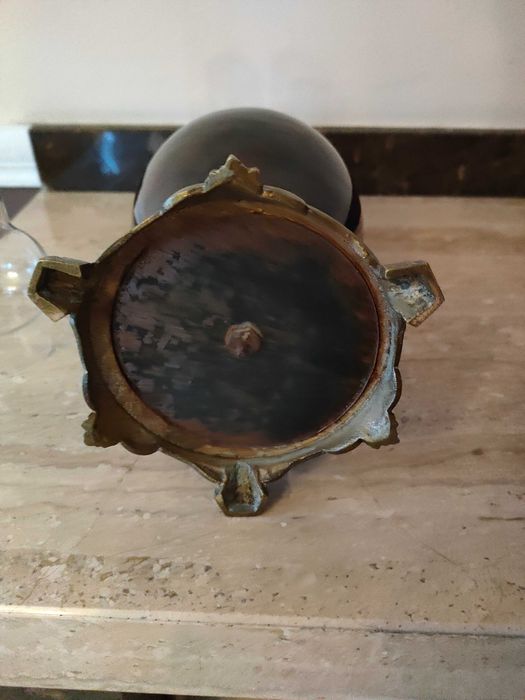 Piękna para Lamp naftowych Francja.