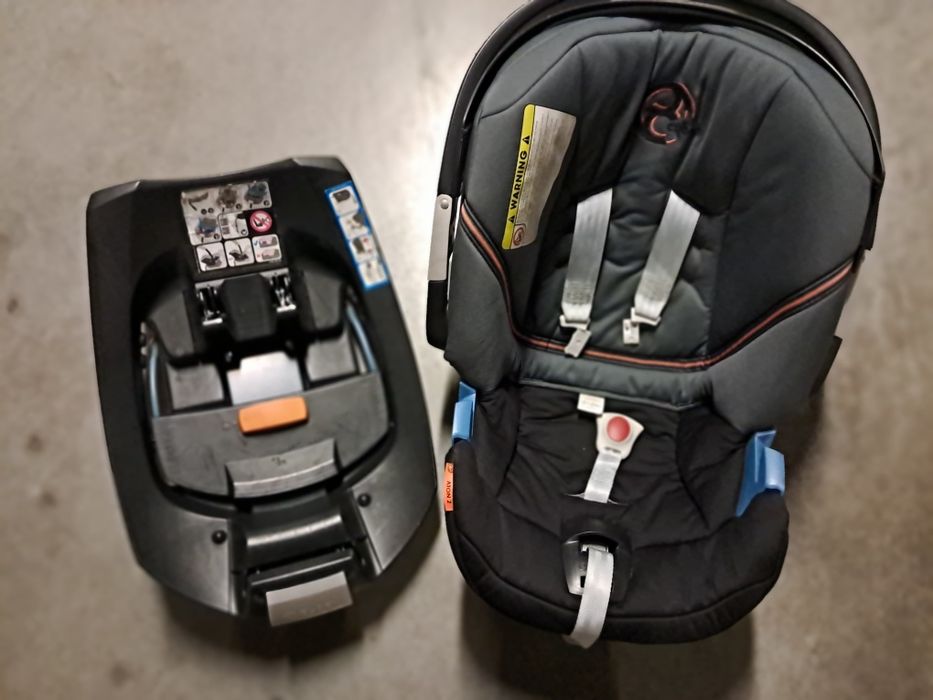 Fotelik Cybex dla niemowlaka/noworodka + baza ISOFIX do fotelika cybex
