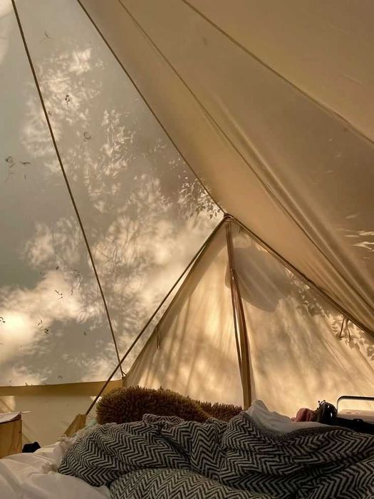 Inflatable Camping Mattress 130×200 cm — Like New