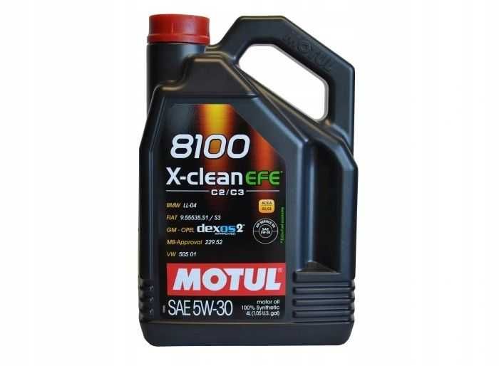 Olej Motul 5W30 8100 X-clean EFE 4L