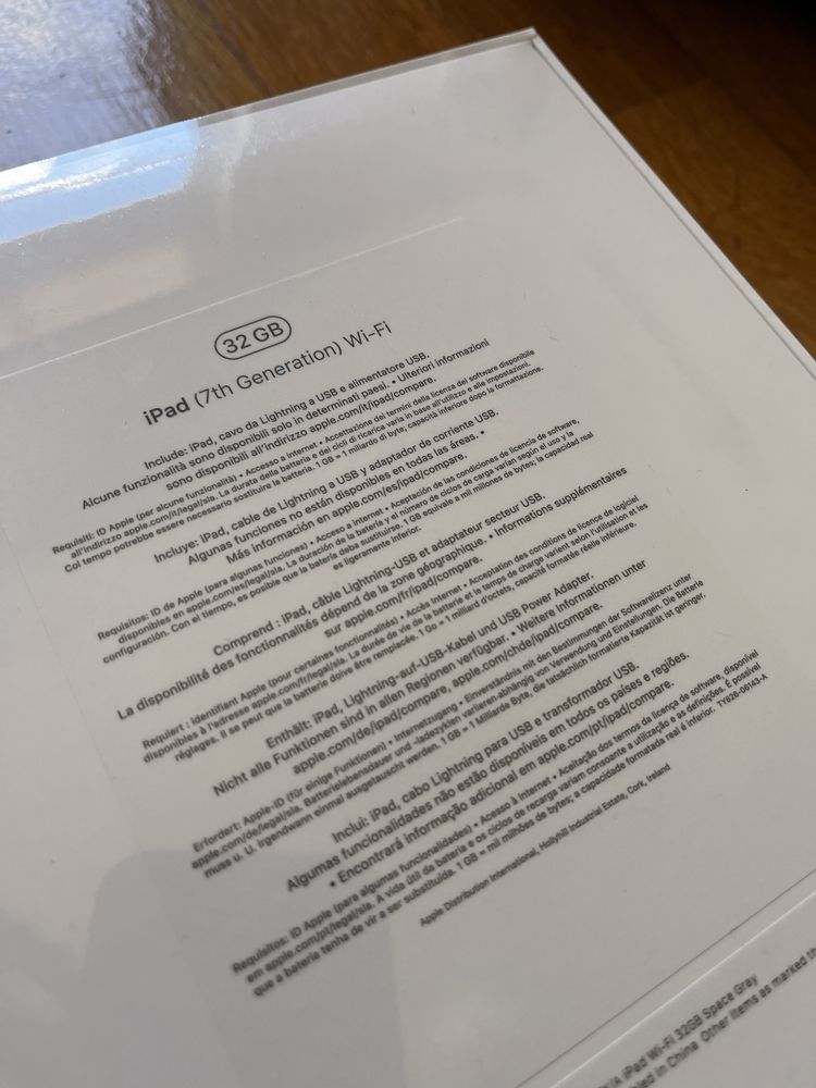 iPad 7 gen 32GB - Novo