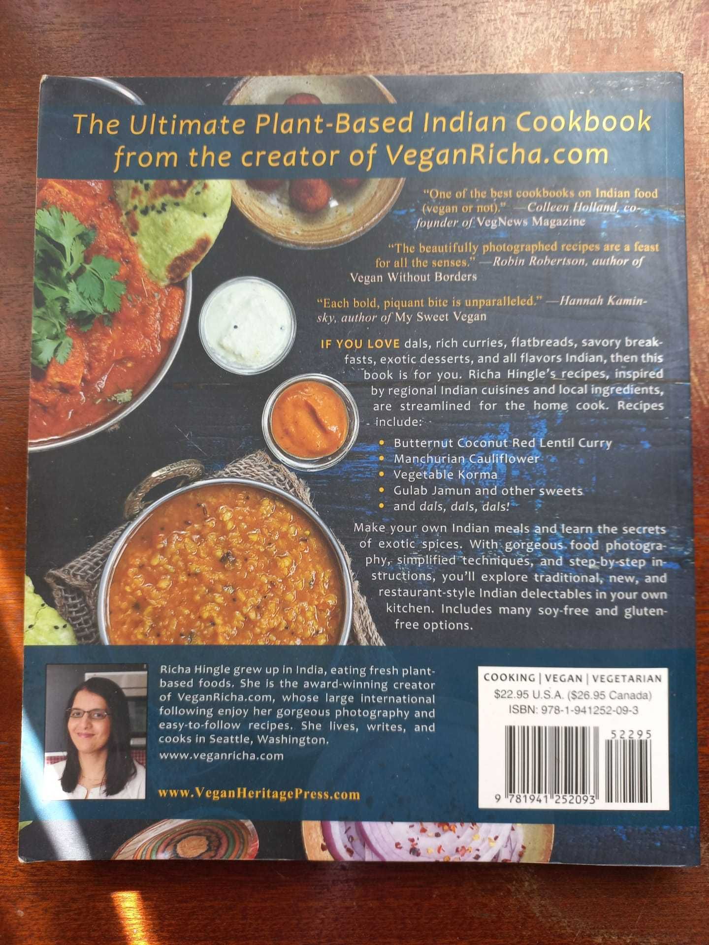 Livro Vegan Richa's Indian Kitchen - Portes grátis