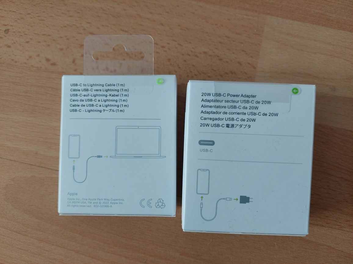 USB-C 20W Power Adapter Kabel USB-C to Lightning do iPhone NOWE