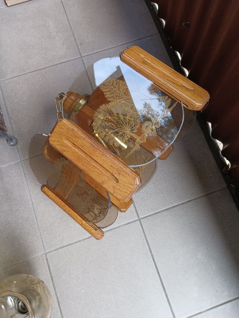 Lampa sufitowa w stylu retro