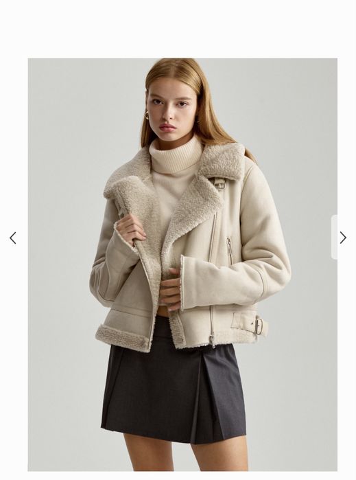 Дубльонка жіноча коротка  бєжево сіровата HOUSE