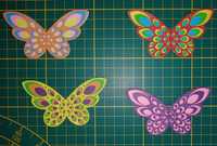 Scrapki scrapbooking motyl 4D motyle scrapka wykrojnik