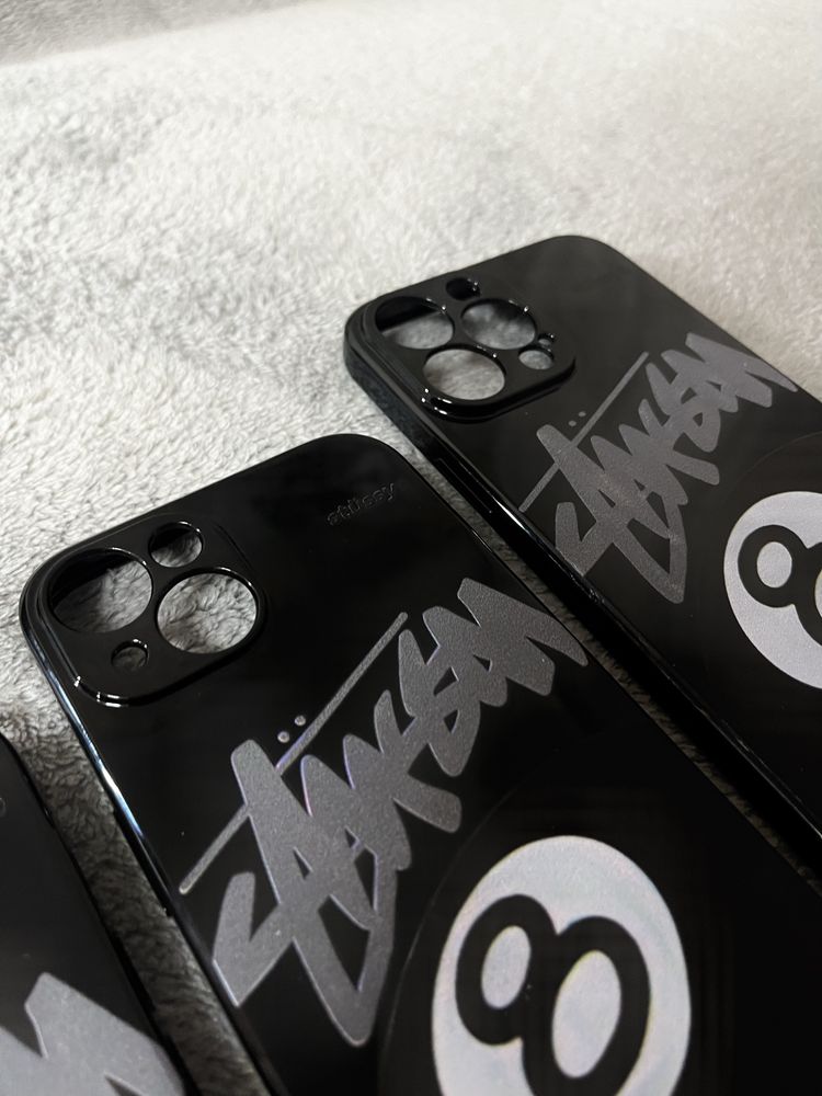 Чохол на iphone 13/14 Stussy гумовий чорний, чехол, кейс