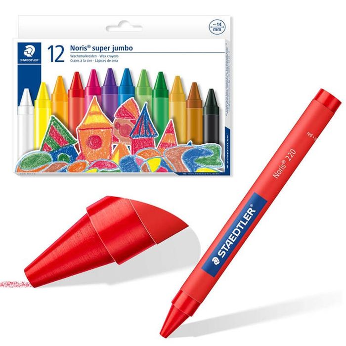 Staedtler Grube Kredki woskowe Jumbo 12 kredek woskowych AP0010