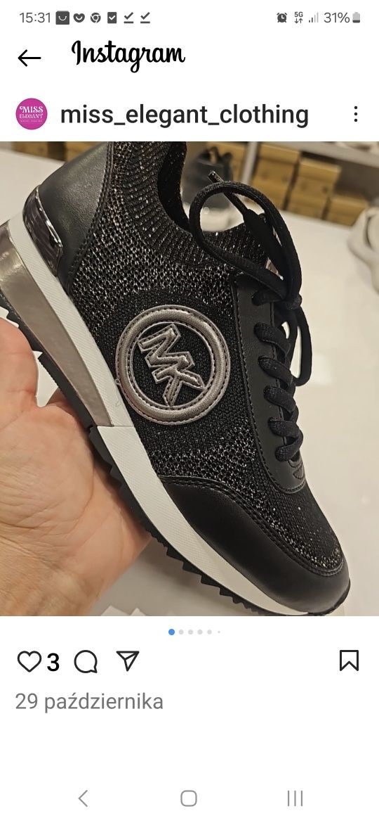 Damskie sneakersy Michael Kors roz 41