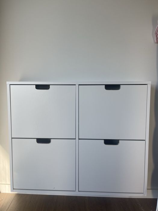 Sapateira MALM branca