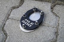 Poszerzenie stopki bocznej Kawasaki KLE500
