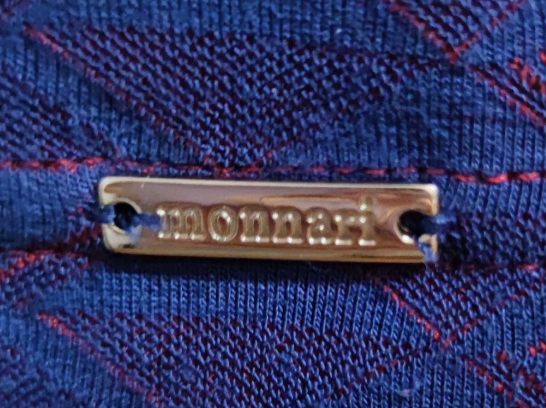 Bluzka z półgolfem Monnari r. 44 fioletowa z wzorem