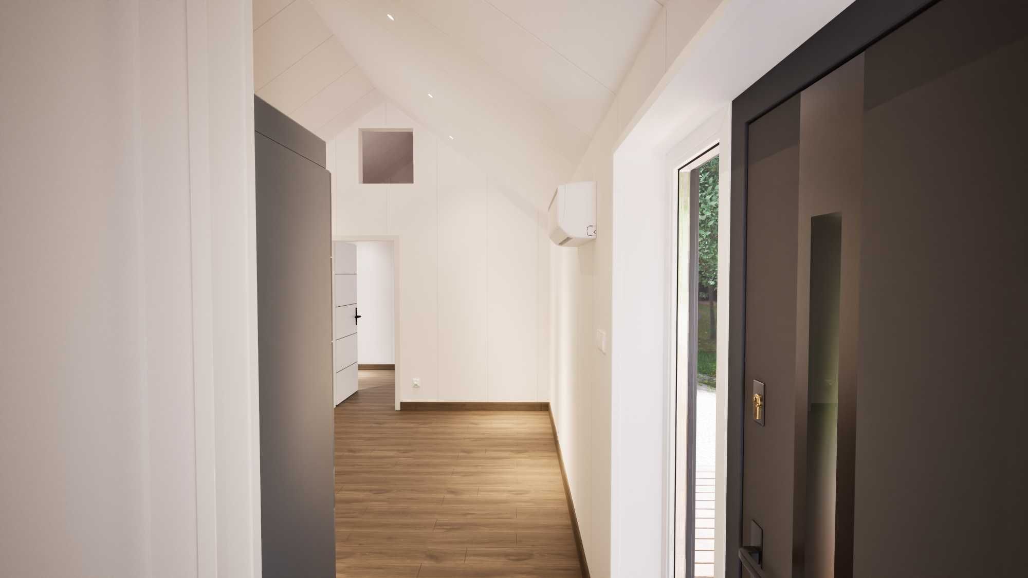 Gotowy dom pod klucz 60m2 od ręki, ogrzewanie podłogowe, klimatyzacja.