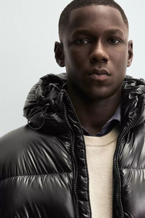 Zara puffer black jacket | Зара ПуховикПухан куртка 3411/510/800/04